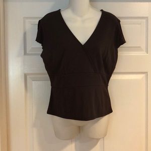 Ann Taylor LOFT brown top